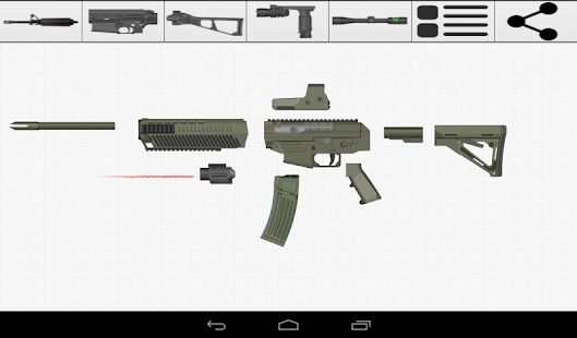 Скачать взломанную Weapon Builder Pro (Бесконечные монеты) версия 2.5 apk на Андроид