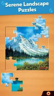 Скачать взломанную Jigsaw Puzzle: Create Pictures with Wood Pieces (Открыты уровни) версия Зависит от устройства apk на Андроид