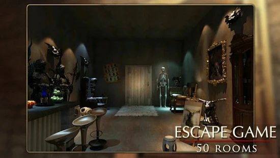 Скачать взломанную Побег игра: 50 комната 1 (Много денег) версия Зависит от устройства apk на Андроид