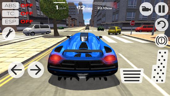 Скачать взломанную Extreme Car Driving Simulator (Открыты уровни) версия Зависит от устройства apk на Андроид