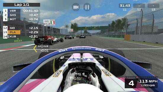 Скачать взломанную F1 Mobile Racing (Бесконечные монеты) версия 1.22.8 apk на Андроид