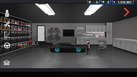 Скачать взломанную Pixel Car Racer (Бесконечные монеты) версия 1.1.80 apk на Андроид