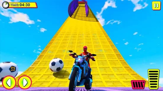 Скачать взломанную Superhero Tricky bike race (kids games) (Открыты уровни) версия 1.3 apk на Андроид