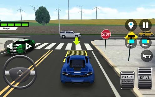 Скачать взломанную Школа вождения и парковки: Самый Крутой симулятор (Открыты уровни) версия 2.8 apk на Андроид