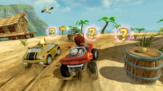 Скачать взломанную Beach Buggy Racing (Открыты уровни) версия 1.2.25 apk на Андроид