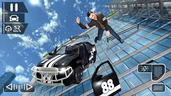 Скачать взломанную Car Driving Simulator - Stunt Ramp (Много денег) версия 1.2.1 apk на Андроид