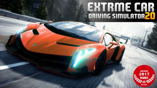 Скачать взломанную Extreme Car Driving Simulator 2020: The cars game (Открыты уровни) версия 0.0.6 apk на Андроид