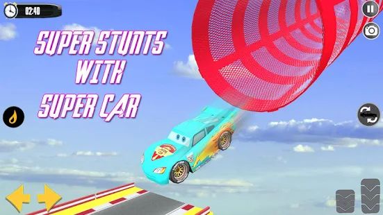 Скачать взломанную Splashy Superhero Vertigo racing : lightning car (Бесконечные монеты) версия 1.5 apk на Андроид