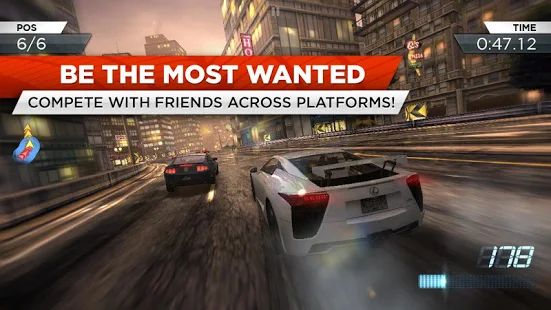 Скачать взломанную Need for Speed Most Wanted (Много денег) версия 1.3.128 apk на Андроид