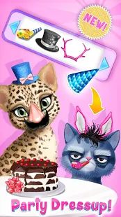 Скачать взломанную Cat Hair Salon Birthday Party - Virtual Kitty Care (Открыты уровни) версия 6.0.13 apk на Андроид