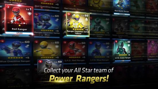 Скачать взломанную Power Rangers: All Stars (Бесконечные монеты) версия 1.0.5 apk на Андроид