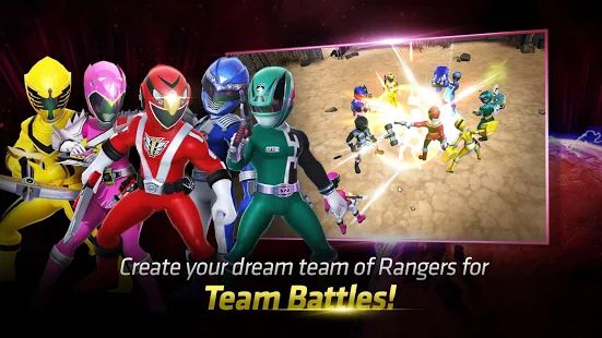 Скачать взломанную Power Rangers: All Stars (Бесконечные монеты) версия 1.0.5 apk на Андроид