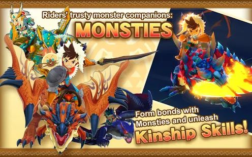 Скачать взломанную Monster Hunter Stories (Много денег) версия 1.0.2 apk на Андроид