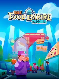 Скачать взломанную Idle Food Empire Tycoon - готовить еду игра (Бесконечные монеты) версия 1.1.0 apk на Андроид
