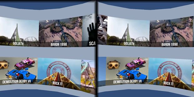 Скачать взломанную VR Thrills: Roller Coaster 360 (Cardboard Game) (Открыты уровни) версия 2.1.7 apk на Андроид