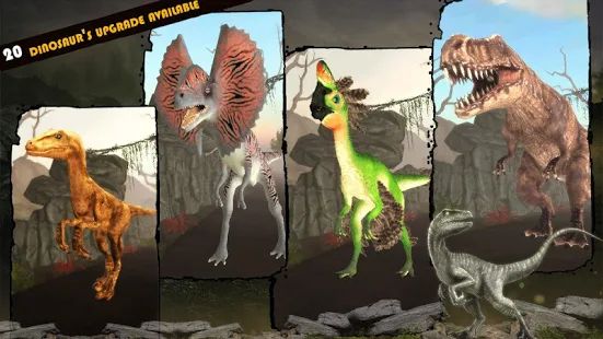 Скачать взломанную Dinosaur Games Simulator 2019 (Много денег) версия Зависит от устройства apk на Андроид