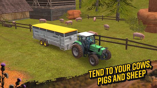 Скачать взломанную Farming Simulator 18 (Бесконечные монеты) версия Зависит от устройства apk на Андроид