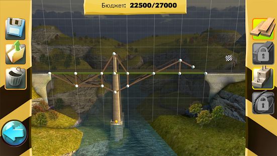Скачать взломанную Мост конструктор (Открыты уровни) версия 8.2 apk на Андроид