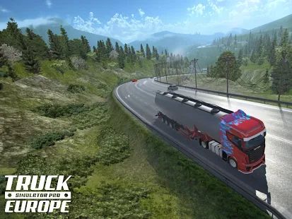 Скачать взломанную Truck Simulator PRO Europe (Открыты уровни) версия 1.2 apk на Андроид