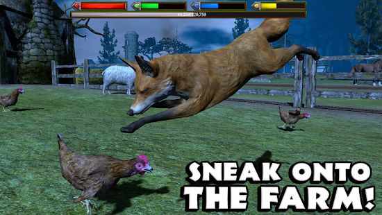 Скачать взломанную Ultimate Fox Simulator (Открыты уровни) версия Зависит от устройства apk на Андроид