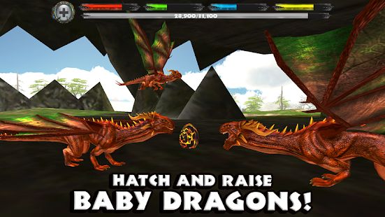Скачать взломанную World of Dragons: Simulator (Много денег) версия Зависит от устройства apk на Андроид