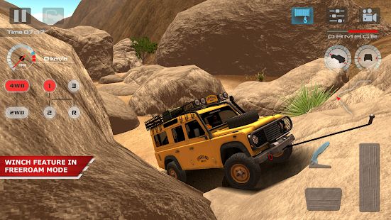 Скачать взломанную OffRoad Drive Desert (Открыты уровни) версия 1.0.9 apk на Андроид