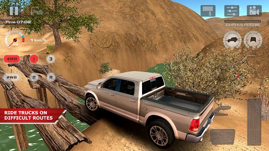 Скачать взломанную OffRoad Drive Desert (Открыты уровни) версия 1.0.9 apk на Андроид