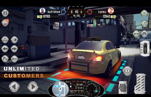 Скачать взломанную Amazing Taxi Simulator V2 2019 (Бесконечные монеты) версия 1.0.9 apk на Андроид