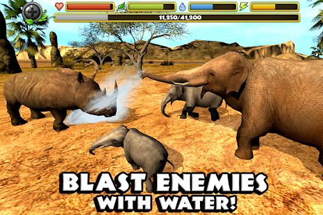 Скачать взломанную Elephant Simulator (Открыты уровни) версия Зависит от устройства apk на Андроид