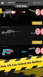 Скачать взломанную Gun Idle (Много денег) версия 1.9.1 apk на Андроид