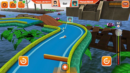 Скачать взломанную Мини-гольф 3D Городские (Много денег) версия 21.1 apk на Андроид