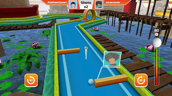 Скачать взломанную Мини-гольф 3D Городские (Много денег) версия 21.1 apk на Андроид