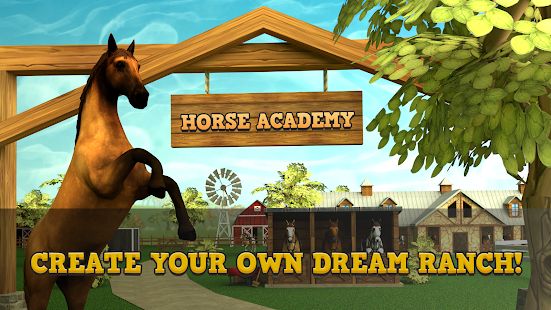 Скачать взломанную Horse Academy - Multiplayer Horse Racing Game! (Много денег) версия 50.80 apk на Андроид