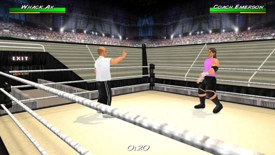Скачать взломанную Wrestling Revolution 3D (Бесконечные монеты) версия 1.656 apk на Андроид