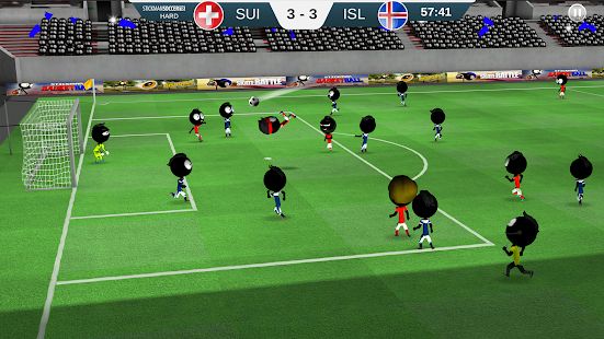 Скачать взломанную Stickman Soccer 2018 (Бесконечные монеты) версия 2.2.6 apk на Андроид