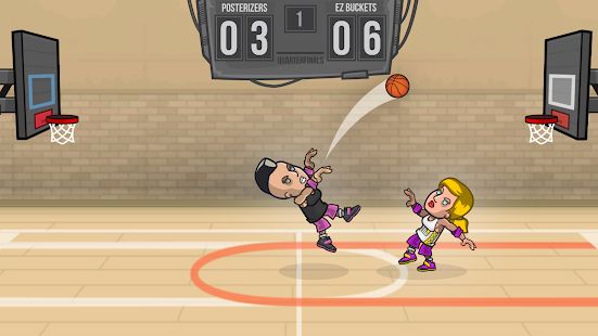 Скачать взломанную Basketball Battle (Баскетбол) (Много денег) версия 2.1.20 apk на Андроид