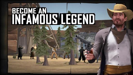 Скачать взломанную Bloody West: Infamous Legends (Много денег) версия 1.1.11 apk на Андроид