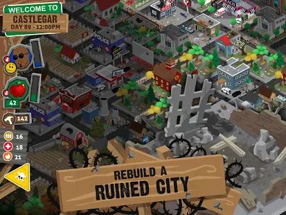 Скачать взломанную Rebuild 3: Gangs of Deadsville (Много денег) версия Зависит от устройства apk на Андроид