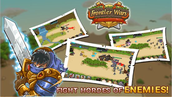 Скачать взломанную Frontier Wars: Defense Heroes - Tactical TD Game (Бесконечные монеты) версия 1.2 apk на Андроид