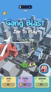 Скачать взломанную Gang Blast (Много денег) версия 1.02 apk на Андроид