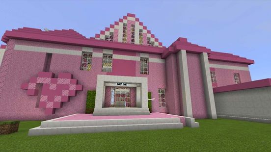 Скачать взломанную Princess House Pink Map For MCPE (Открыты уровни) версия 1 apk на Андроид