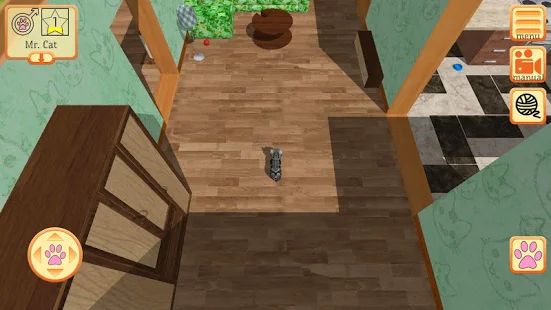 Скачать взломанную Cute Pocket Cat 3D - Part 2 (Много денег) версия 1.0.8.2 apk на Андроид