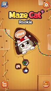 Скачать взломанную Maze Cat - Rookie (Открыты уровни) версия 1.1.5 apk на Андроид