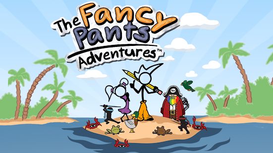 Скачать взломанную Fancy Pants Adventures (Бесконечные монеты) версия 1.0.11h apk на Андроид