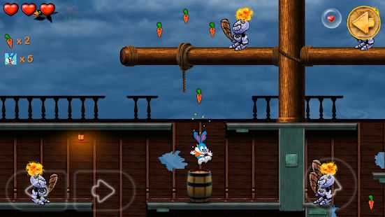 Скачать взломанную Мир Приключений Кролика Бини (Бесконечные монеты) версия 2.6.2 apk на Андроид