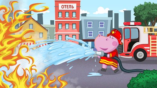 Скачать взломанную Пожарный патруль. Игры для детей (Много денег) версия 1.2.6 apk на Андроид