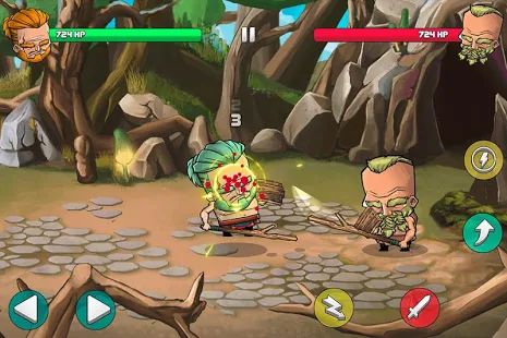 Скачать взломанную Tiny Gladiators (Много денег) версия 2.4.4 apk на Андроид