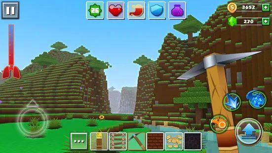 Скачать взломанную Мир кубов - Exploration Lite Craft (Много денег) версия 1.1.0 apk на Андроид