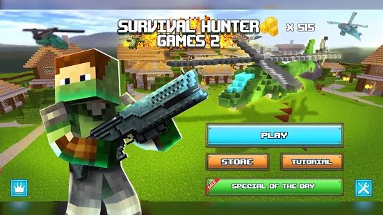 Скачать взломанную The Survival Hunter Games 2 (Открыты уровни) версия 1.106 apk на Андроид
