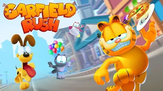 Скачать взломанную Garfield Rush (Открыты уровни) версия 3.9.4 apk на Андроид